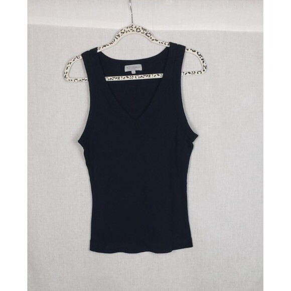 Michael Stars Tops - Michael Stars Maya Tank Top M Black 100% Cotton USA Casual Summer Beach Gothic